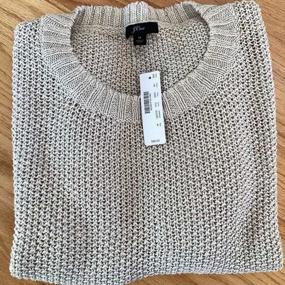 J Crew Crewneck Beach Sweater - 2 colors available! NWT - Picture 4 of 6